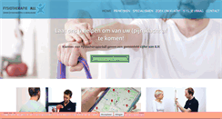 Desktop Screenshot of fysiotherapie4all.nl